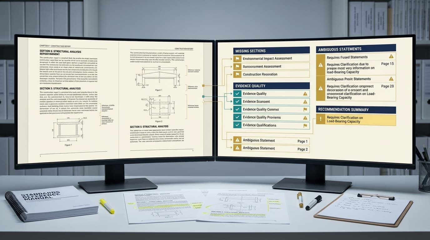 Construction Report Reviewer (AI)